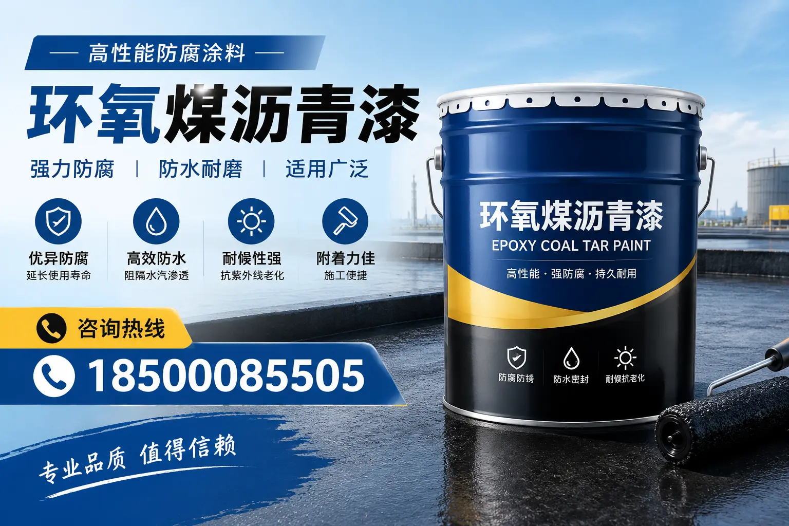 环氧煤沥青漆的主要成分与功能，四平用户深度了解
